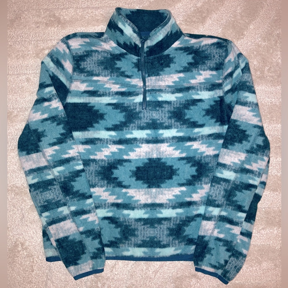 Prince & Fox 80s style quarter zip fleece